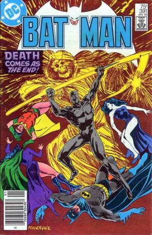 couverture, jaquette Batman 391  - Death Comes As The EndIssues V1 (1940 - 2011) (DC Comics) Comics