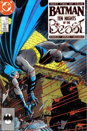 couverture, jaquette Batman 418  - Ten Nights of the Beast, Part 2Issues V1 (1940 - 2011) (DC Comics) Comics