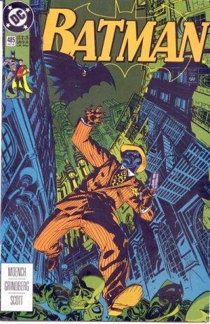 couverture, jaquette Batman 485  - Faces of DeathIssues V1 (1940 - 2011) (DC Comics) Comics