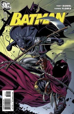 couverture, jaquette Batman 695  - Life After Death Part 4: Smoke and MirrorsIssues V1 (1940 - 2011) (DC Comics) Comics