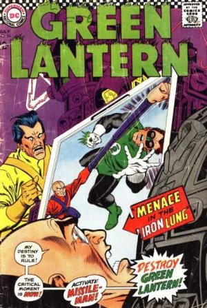 couverture, jaquette Green Lantern 54  - Menace In The Iron LungIssues V2 (1960 - 1988) (DC Comics) Comics