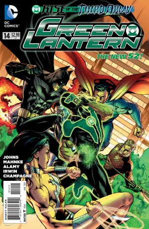 couverture, jaquette Green Lantern 14  - CourageIssues V5 (2011 - 2016) (DC Comics) Comics
