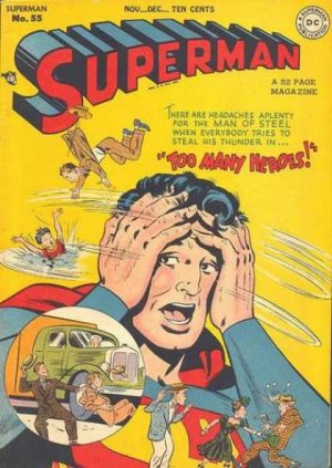 couverture, jaquette Superman 55 Issues V1 (1939 - 1986)  (DC Comics) Comics