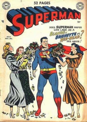 couverture, jaquette Superman 61 Issues V1 (1939 - 1986)  (DC Comics) Comics