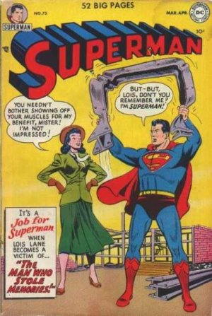 couverture, jaquette Superman 75 Issues V1 (1939 - 1986)  (DC Comics) Comics