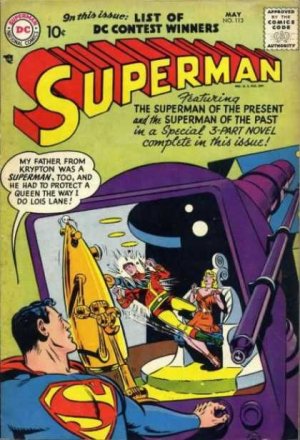 couverture, jaquette Superman 113  - Superman of the PastIssues V1 (1939 - 1986)  (DC Comics) Comics