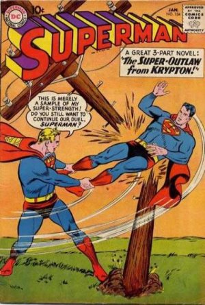 couverture, jaquette Superman 134  - The Super-Outlaw From KryptonIssues V1 (1939 - 1986)  (DC Comics) Comics