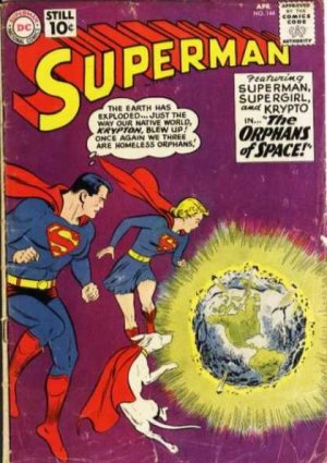 couverture, jaquette Superman 144  - The Orphans Of Space!Issues V1 (1939 - 1986)  (DC Comics) Comics