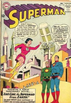 couverture, jaquette Superman 159  - Lois Lane, The Super-Maid Of Krypton!Issues V1 (1939 - 1986)  (DC Comics) Comics