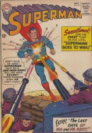 couverture, jaquette Superman 161  - Superman Goes To War!Issues V1 (1939 - 1986)  (DC Comics) Comics