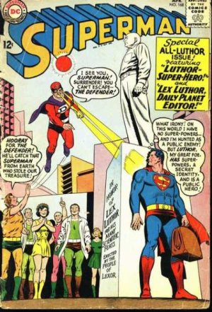 couverture, jaquette Superman 168  - Luthor - - Super-Hero!Issues V1 (1939 - 1986)  (DC Comics) Comics