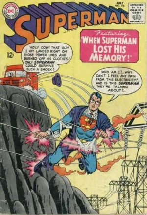 couverture, jaquette Superman 178  - When Superman Lost His Memory!Issues V1 (1939 - 1986)  (DC Comics) Comics