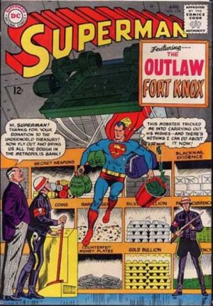couverture, jaquette Superman 179  - The Outlaw Fort Knox!Issues V1 (1939 - 1986)  (DC Comics) Comics