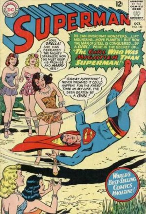 couverture, jaquette Superman 180  - The Girl Who Was Mightier Than Superman!Issues V1 (1939 - 1986)  (DC Comics) Comics
