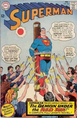 couverture, jaquette Superman 184  - The Demon Under The Red Sun!Issues V1 (1939 - 1986)  (DC Comics) Comics