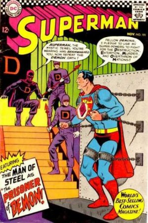 couverture, jaquette Superman 191  - The Prisoner Of Demon!Issues V1 (1939 - 1986)  (DC Comics) Comics