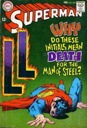 couverture, jaquette Superman 204  - The Case Of The Lethal Letters!Issues V1 (1939 - 1986)  (DC Comics) Comics