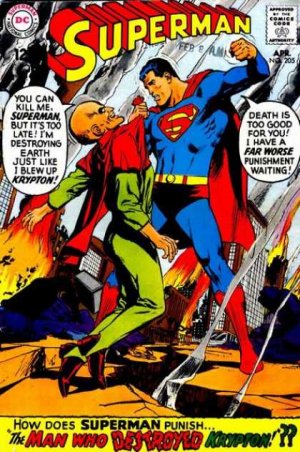 couverture, jaquette Superman 205  - The Man Who Destroyed Krypton!Issues V1 (1939 - 1986)  (DC Comics) Comics