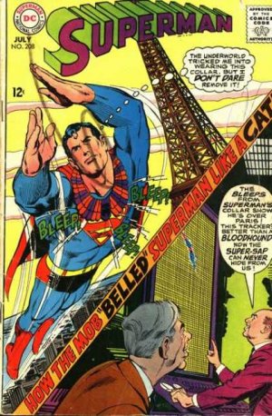 couverture, jaquette Superman 208  - The Case Of The Collared Crime-Fighter!Issues V1 (1939 - 1986)  (DC Comics) Comics