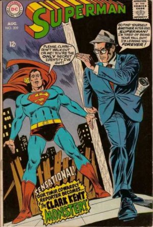 couverture, jaquette Superman 209  - The Clark Kent Monster!Issues V1 (1939 - 1986)  (DC Comics) Comics