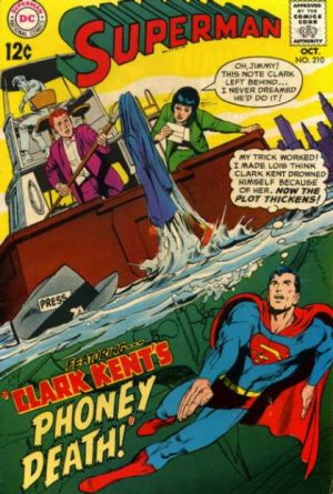 couverture, jaquette Superman 210  - Clark Kent's Last RitesIssues V1 (1939 - 1986)  (DC Comics) Comics