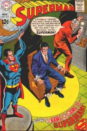 couverture, jaquette Superman 211  - The Name Of The Game Is Superman!Issues V1 (1939 - 1986)  (DC Comics) Comics