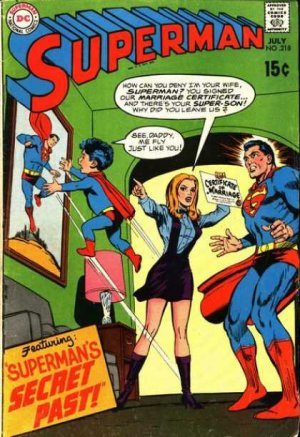 couverture, jaquette Superman 218  - Superman's Secret Past!Issues V1 (1939 - 1986)  (DC Comics) Comics
