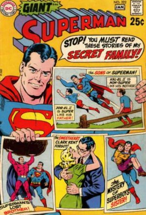 couverture, jaquette Superman 222  - Featuring Superman's Secret Family!Issues V1 (1939 - 1986)  (DC Comics) Comics