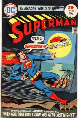 couverture, jaquette Superman 287  - Who Was That Dog I Saw You With Last Night?Issues V1 (1939 - 1986)  (DC Comics) Comics