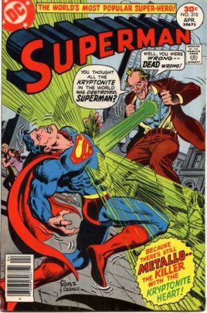 couverture, jaquette Superman 310  - The Man With The Kryptonite HeartIssues V1 (1939 - 1986)  (DC Comics) Comics