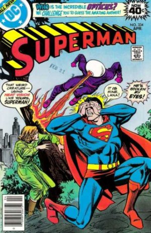 Superman 334 - The Man Who Stole Superman's Eye's!