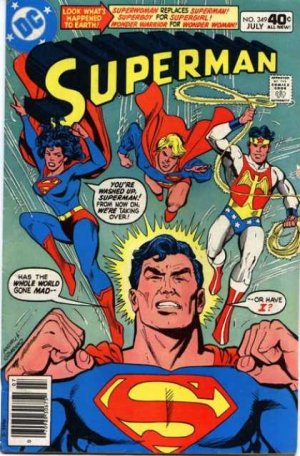 couverture, jaquette Superman 349  - The Turnabout Trap!Issues V1 (1939 - 1986)  (DC Comics) Comics