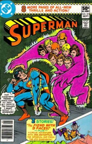 couverture, jaquette Superman 351  - The Fiend With Nine Faces!Issues V1 (1939 - 1986)  (DC Comics) Comics