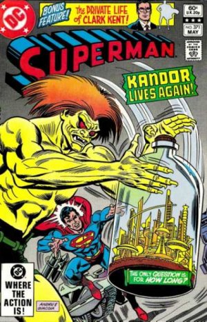 couverture, jaquette Superman 371  - Kandar Lives Again! ...If You Can Call This Living!Issues V1 (1939 - 1986)  (DC Comics) Comics