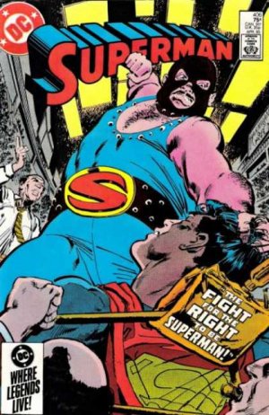 couverture, jaquette Superman 406  - The Fight For The Right To Be Superman!Issues V1 (1939 - 1986)  (DC Comics) Comics