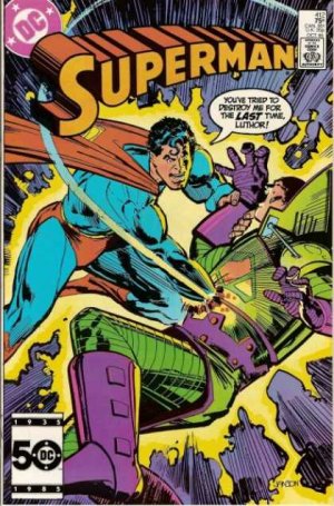 couverture, jaquette Superman 412  - Luthor- -Today You Die!Issues V1 (1939 - 1986)  (DC Comics) Comics