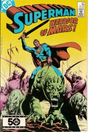 couverture, jaquette Superman 417  - Warrior Of MarsIssues V1 (1939 - 1986)  (DC Comics) Comics