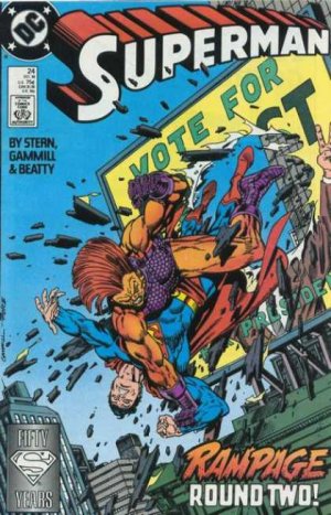 couverture, jaquette Superman 24  - Power PoliticsIssues V2 (1987 - 2006)  (DC Comics) Comics