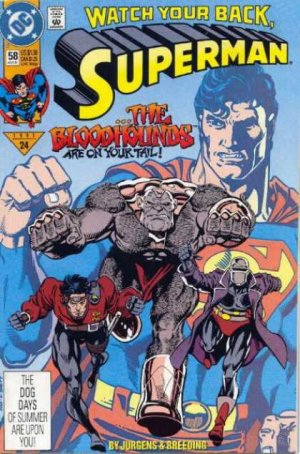 couverture, jaquette Superman 58  - Fangs of the BloodhoundsIssues V2 (1987 - 2006)  (DC Comics) Comics