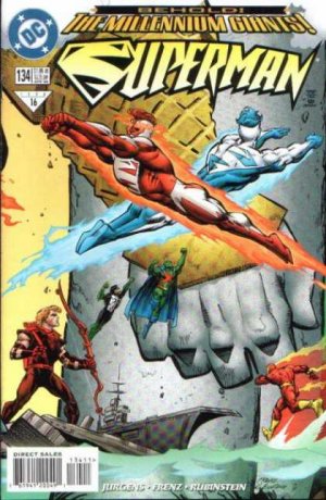 couverture, jaquette Superman 134  - Dual Purpose!Issues V2 (1987 - 2006)  (DC Comics) Comics