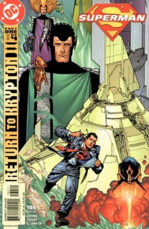 couverture, jaquette Superman 184  - Rising SonIssues V2 (1987 - 2006)  (DC Comics) Comics