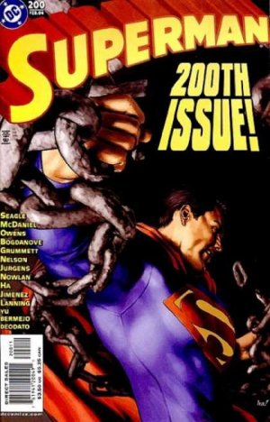 couverture, jaquette Superman 200  - The Last Superman StoryIssues V2 (1987 - 2006)  (DC Comics) Comics
