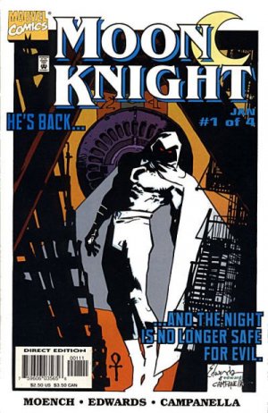 couverture, jaquette Moon Knight 1  - Moon Knight volume 3 : The Resurrection WarIssues V3 (1998) (Marvel) Comics