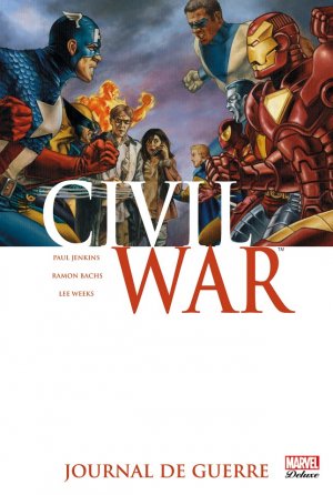 couverture, jaquette Civil War 4  - Journal de guerreTPB Hardcover - Issues V1 (2008 - 2014) (Panini Comics) Comics