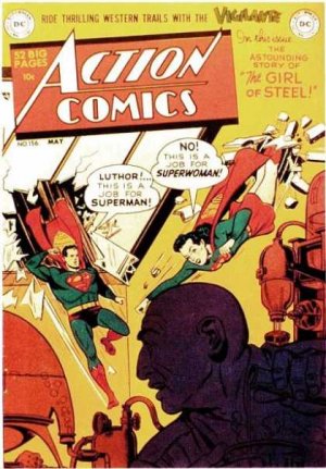 Action Comics 156 - The Girl Of Steel!