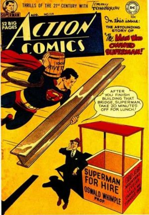 couverture, jaquette Action Comics 159  - The Man Who Owned SupermanIssues V1 (1938 - 2011) (DC Comics) Comics