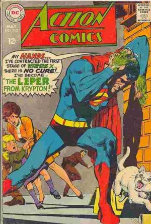 couverture, jaquette Action Comics 363  - The Leper From Krypton!Issues V1 (1938 - 2011) (DC Comics) Comics