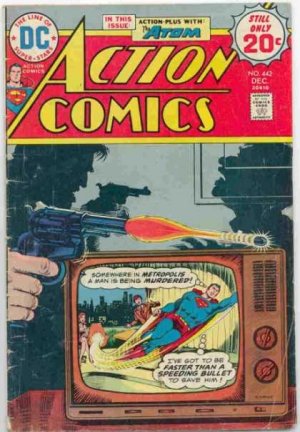 couverture, jaquette Action Comics 442  - The Midnight Murder Show!Issues V1 (1938 - 2011) (DC Comics) Comics