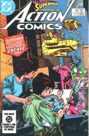 couverture, jaquette Action Comics 554  - If Superman Didn't Exist...Issues V1 (1938 - 2011) (DC Comics) Comics
