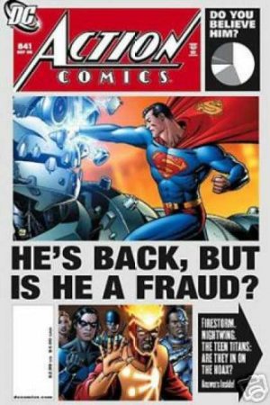 couverture, jaquette Action Comics 841  - Back in ActionIssues V1 (1938 - 2011) (DC Comics) Comics